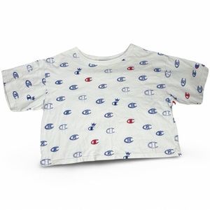 CHAMPION white crop top